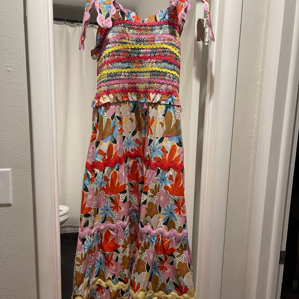 CeliaB Multicolor Floral Midi Dress